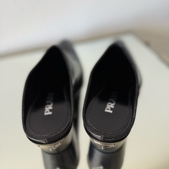 New Prada Texano Pointed Toe Mule $1,390 38.5 - Picture 5 of 14